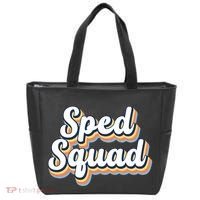 Sped Squad Special Education Retro Tote Bag thumb 0