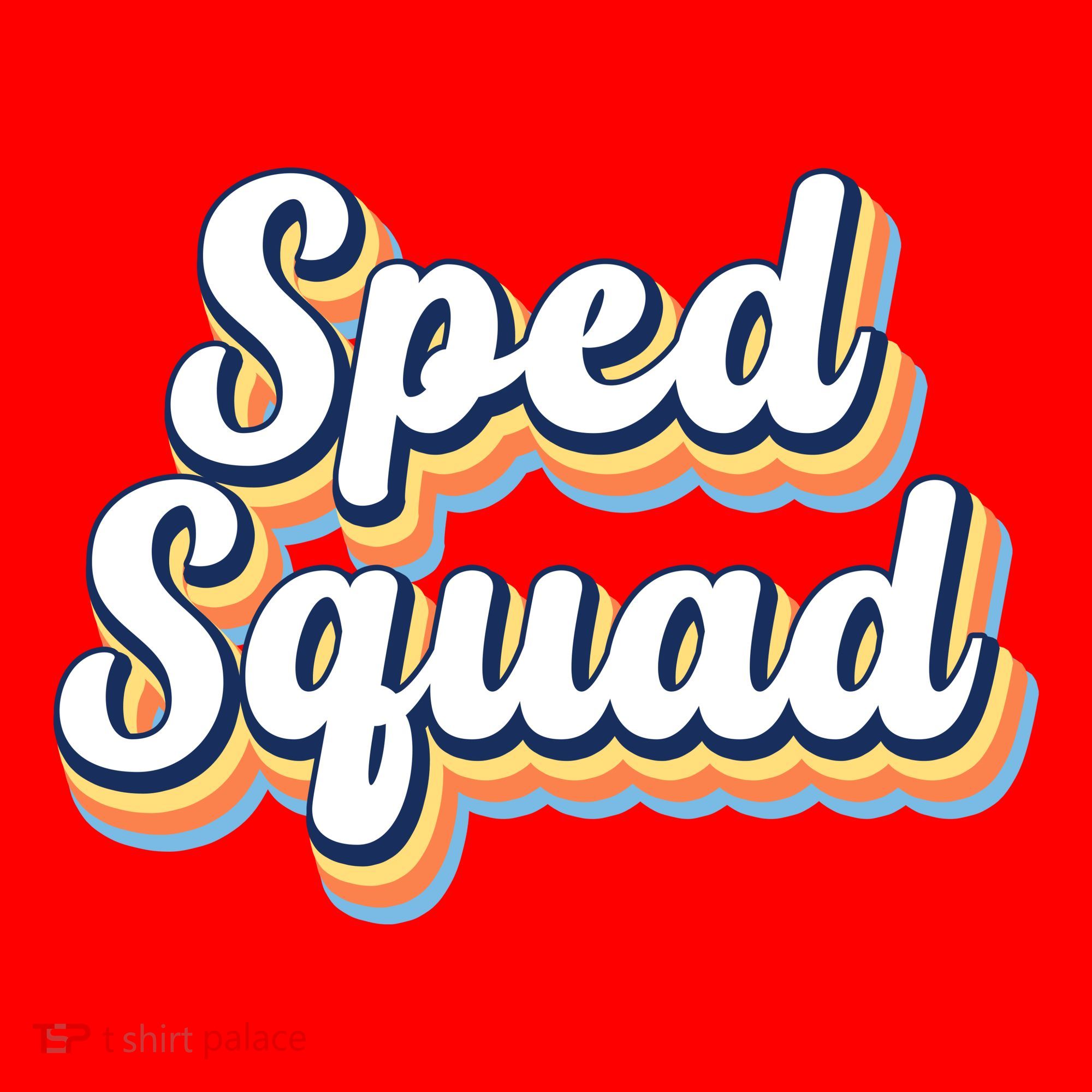 Sped Squad Special Education Retro Santa Hat