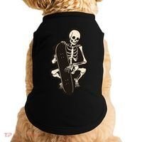 Skeleton Skateboarder Doggie Tank thumb 0
