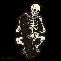 Skeleton Skateboarder Backpack thumb 2