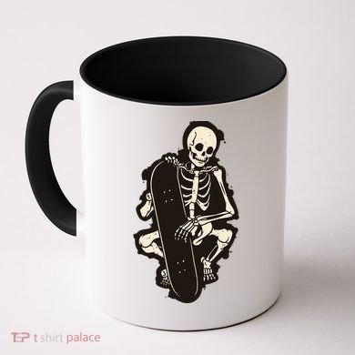 Skeleton Skateboarder Coffee Mug