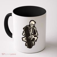 Skeleton Skateboarder Coffee Mug thumb 0