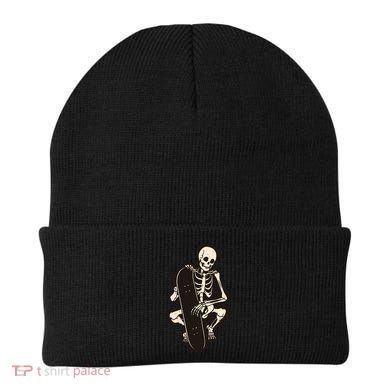 Skeleton Skateboarder Beanie
