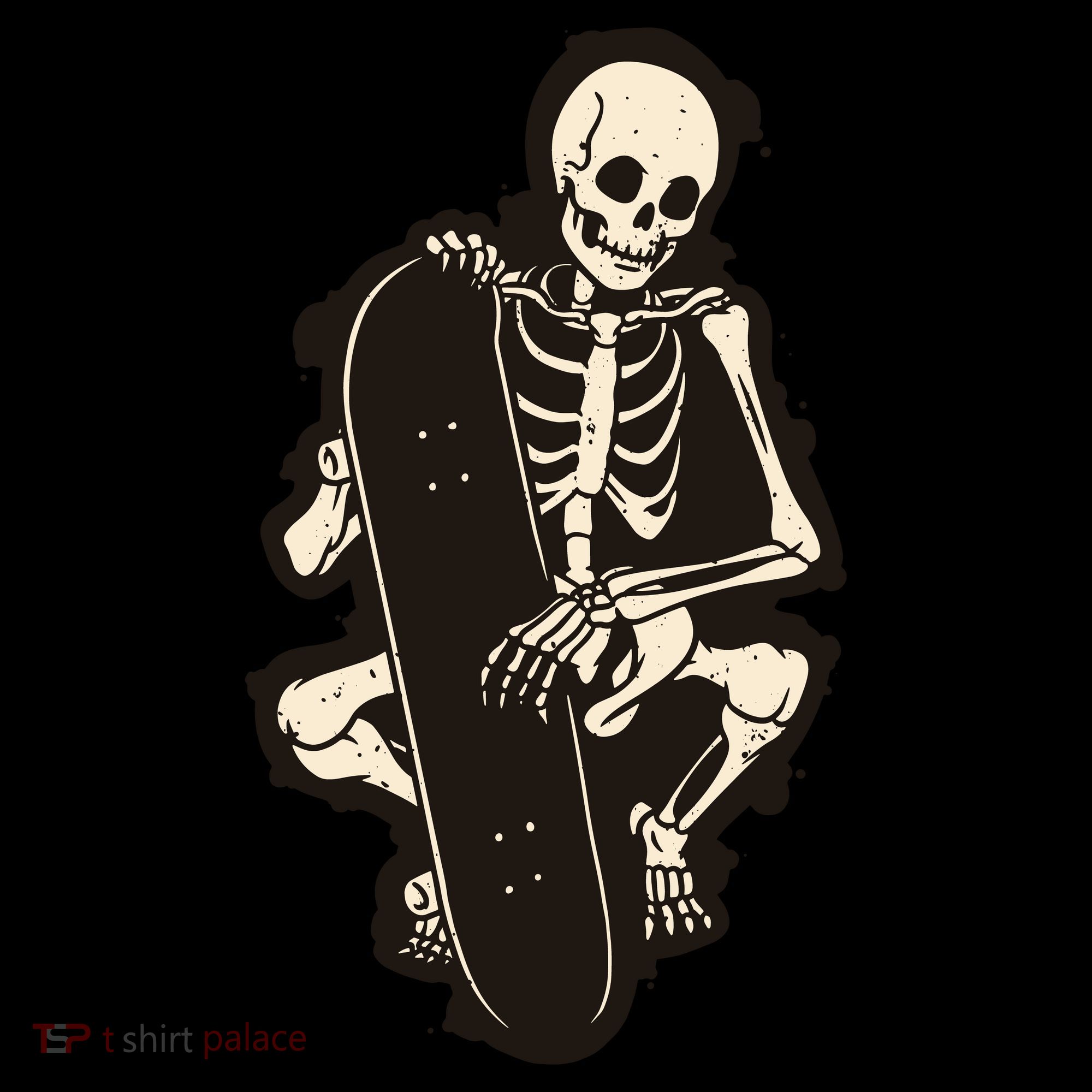 Skeleton Skateboarder Women's Hoodie
