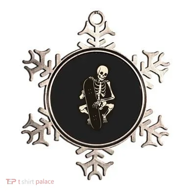 Skeleton Skateboarder Ornament