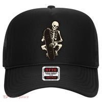 Skeleton Skateboarder Hat thumb 0