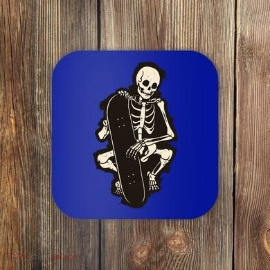 Skeleton Skateboarder Coaster
