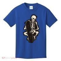 Skeleton Skateboarder Kids T-Shirt thumb 0