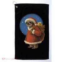 Santa Sloth Golf Towel thumb 0