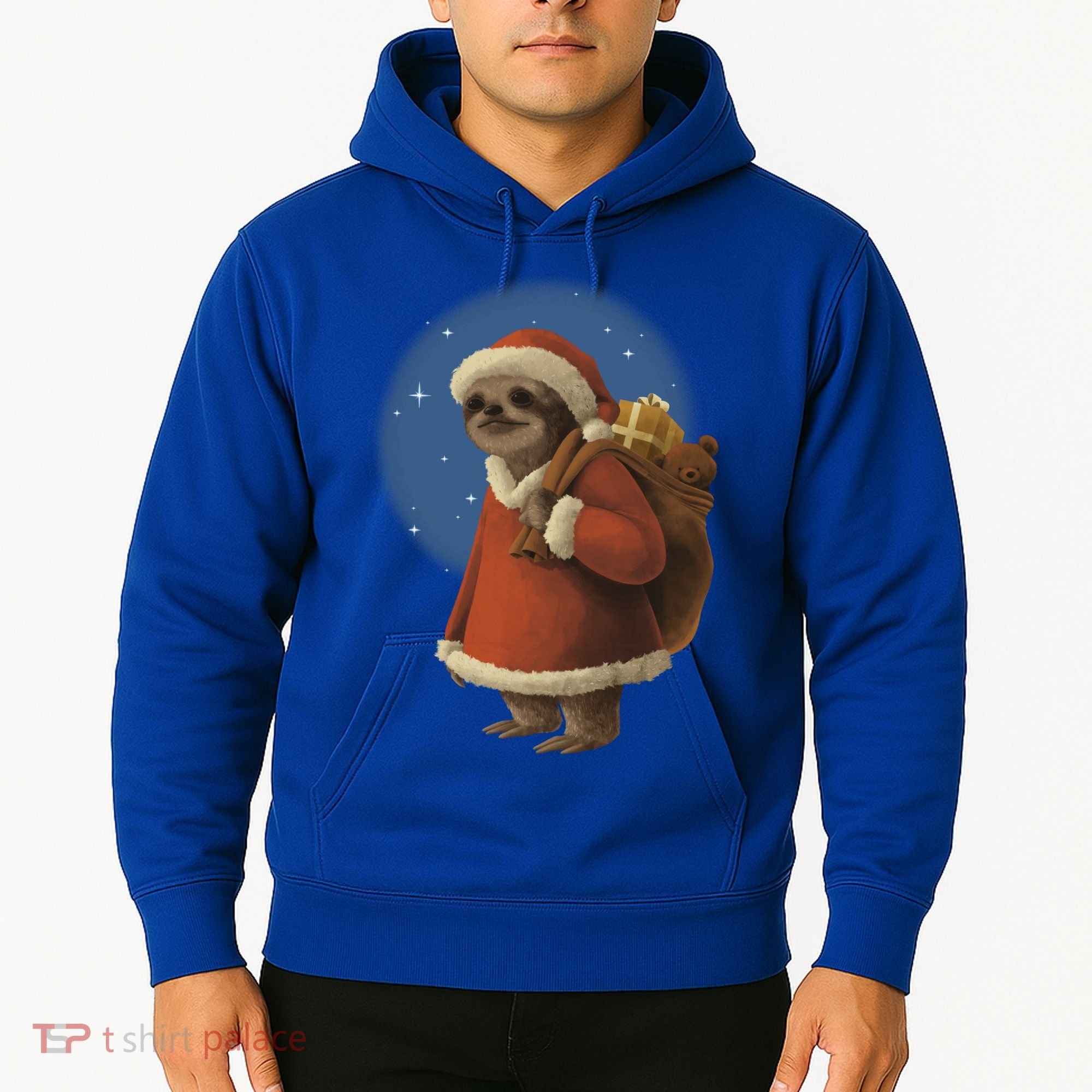 Santa Sloth Hoodie