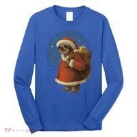 Santa Sloth Long Sleeve Shirt thumb 0