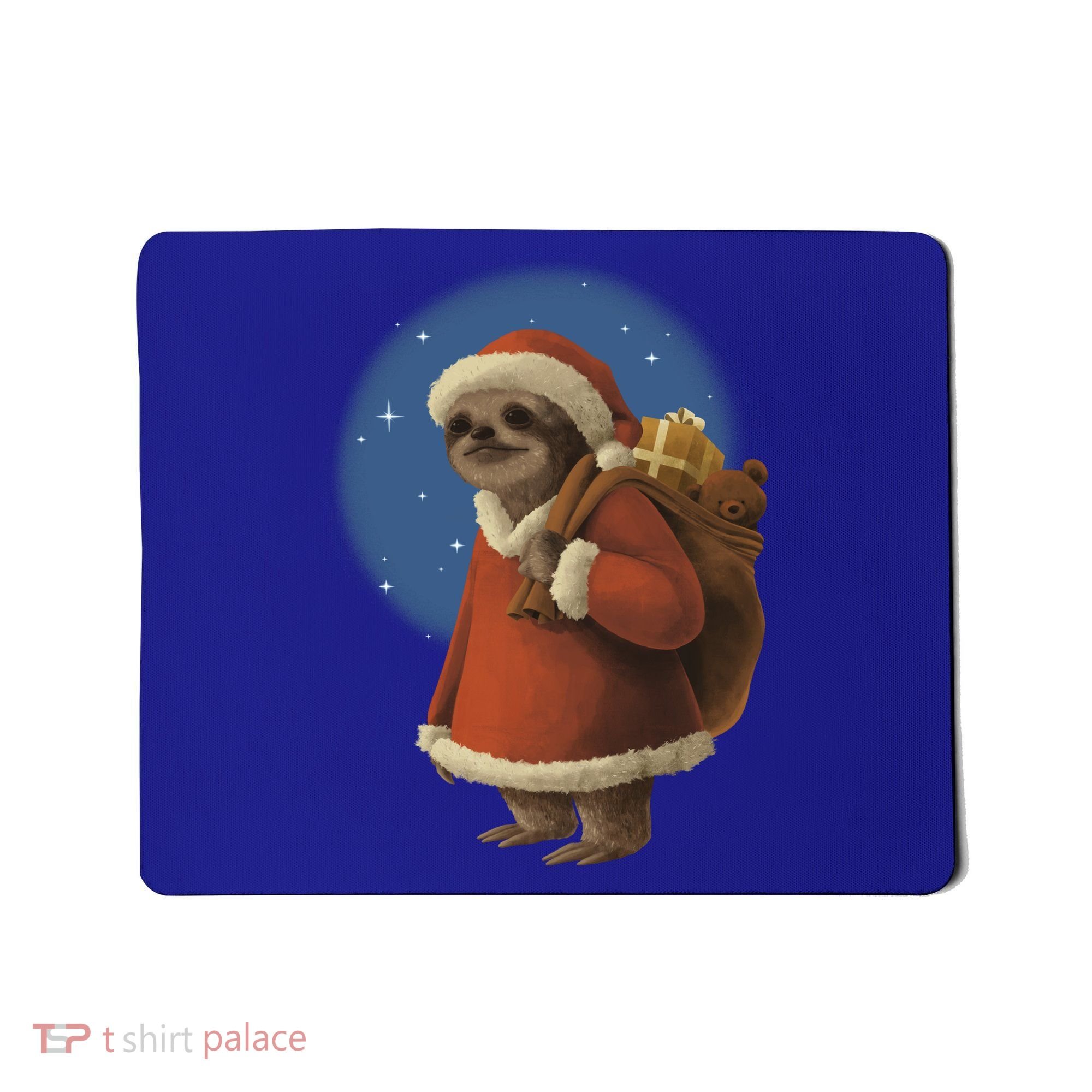Santa Sloth Mousepad