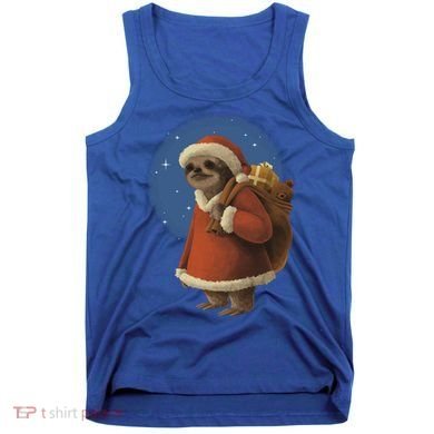 Santa Sloth Tank Top