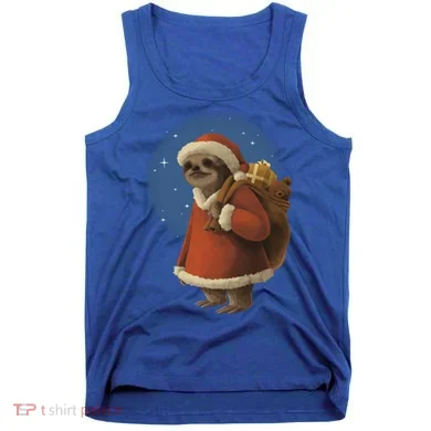 Santa Sloth Tank Top