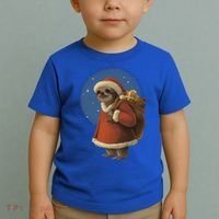 Santa Sloth Toddler T-Shirt thumb 2