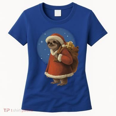 Santa Sloth Women's T-Shirt