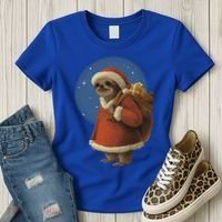 Santa Sloth Women's T-Shirt thumb 3