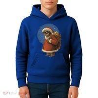 Santa Sloth Kids Hoodie thumb 4