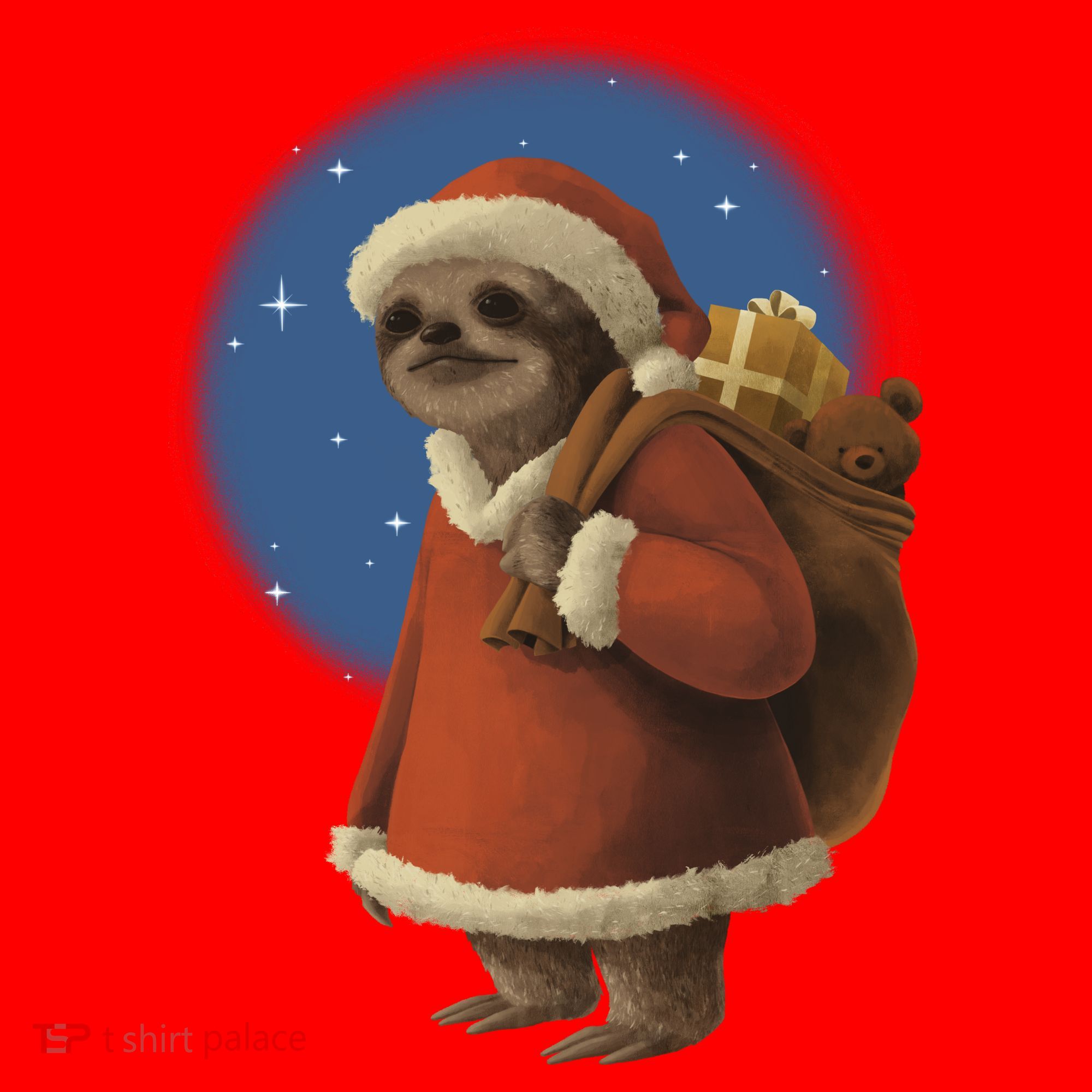 Santa Sloth Santa Hat