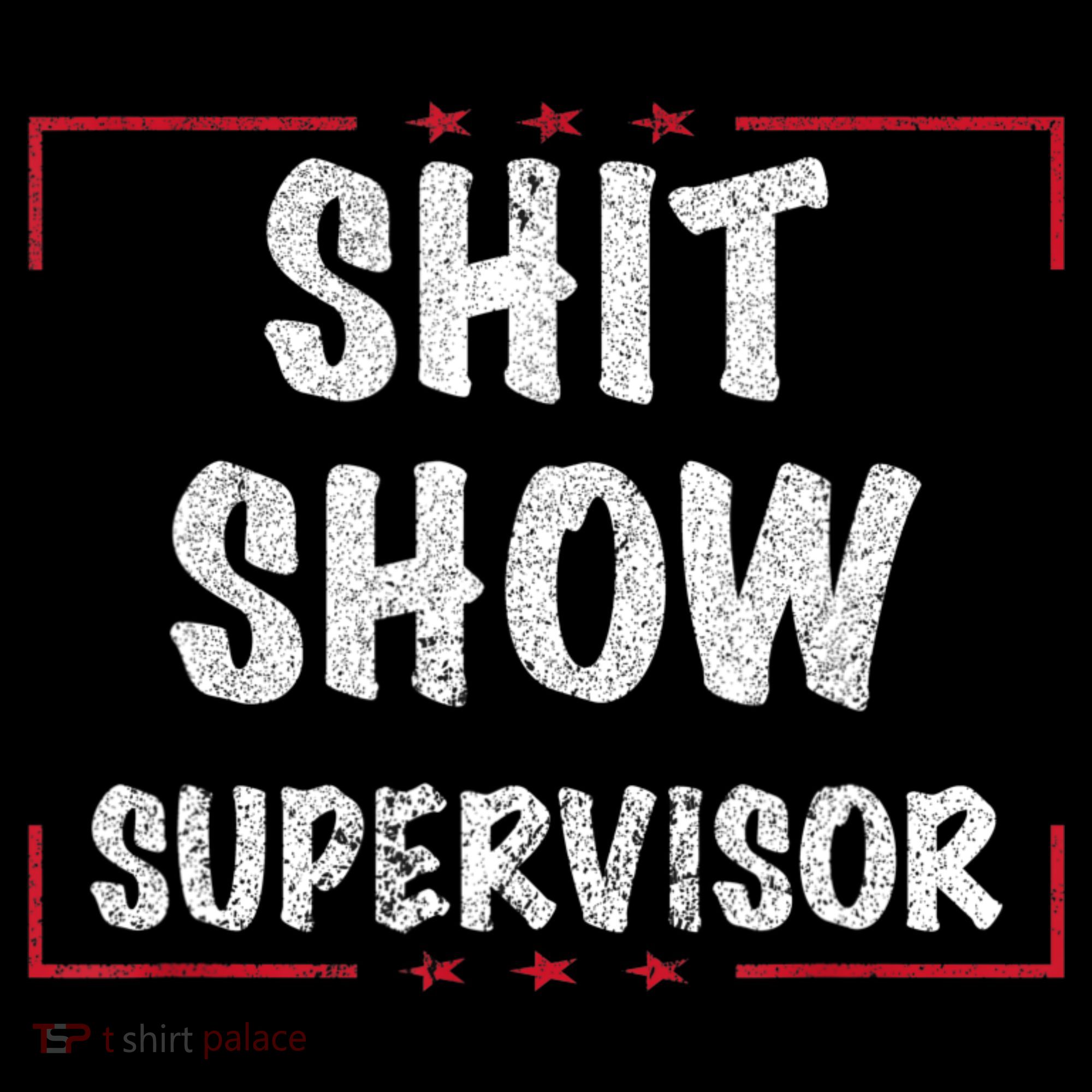 Shit Show Supervisor, Funny Dad Mom Boss Teacher Present Ornament