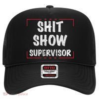 Shit Show Supervisor, Funny Dad Mom Boss Teacher Present Hat thumb 0