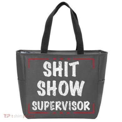 Shit Show Supervisor, Funny Dad Mom Boss Teacher Present Tote Bag