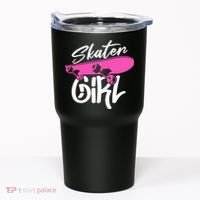 Skater Skateboard Skateboarding For Girl Tumbler thumb 0