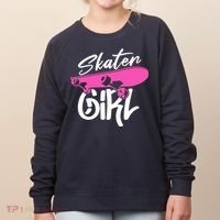 Skater Skateboard Skateboarding For Girl Women's Sweatshirt thumb 0