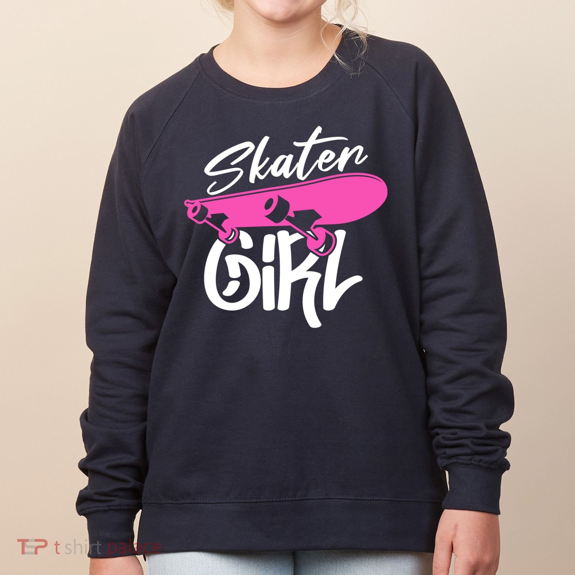 Skater Skateboard Skateboarding For Girl Women's Sweatshirt