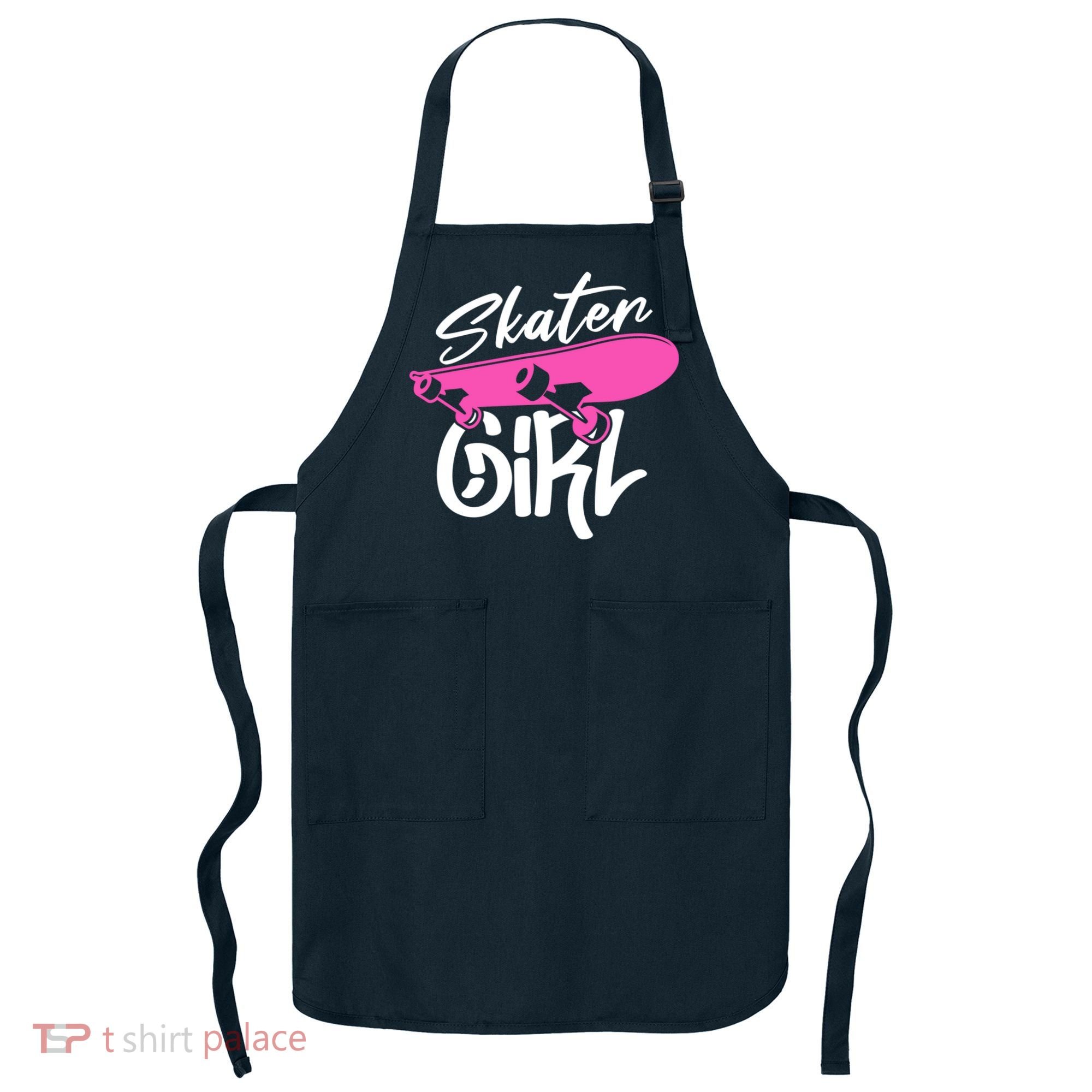 Skater Skateboard Skateboarding For Girl Apron