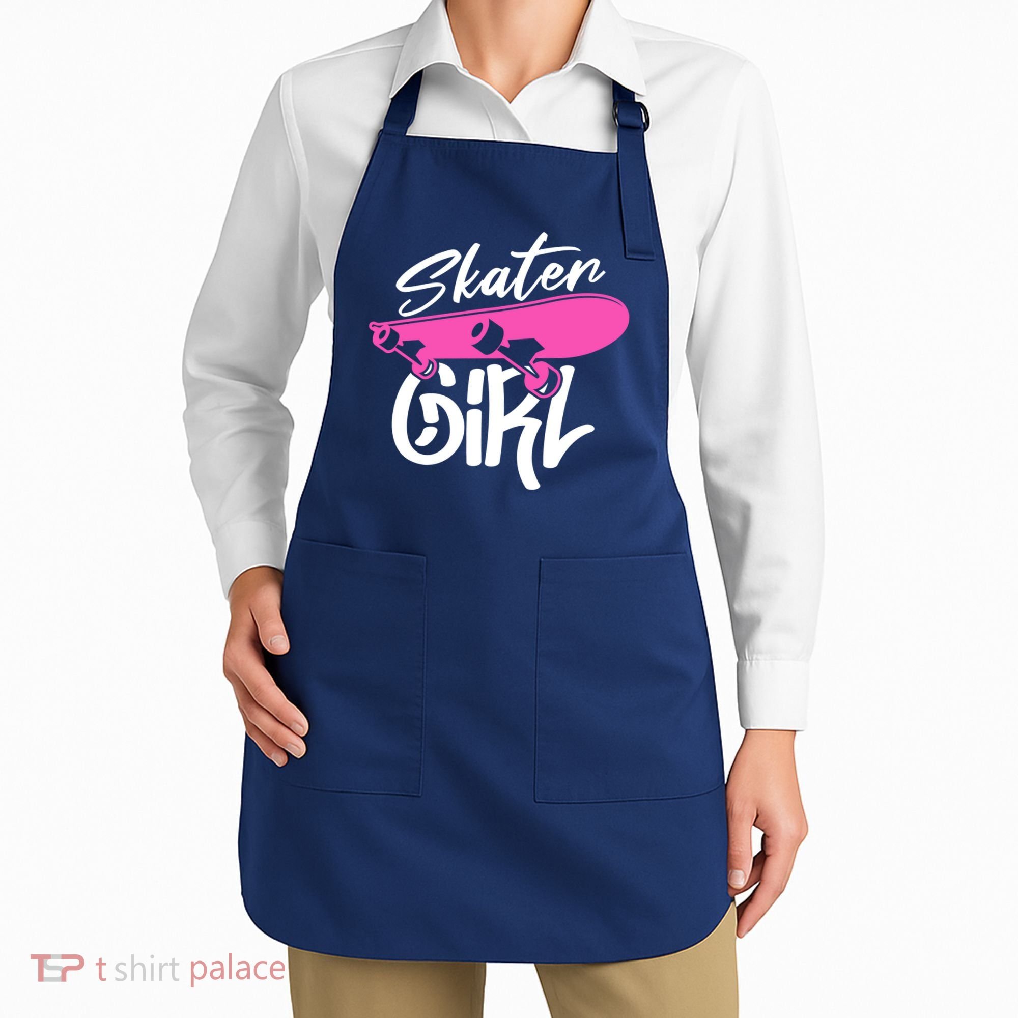 Skater Skateboard Skateboarding For Girl Apron