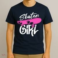 Skater Skateboard Skateboarding For Girl T-Shirt thumb 3