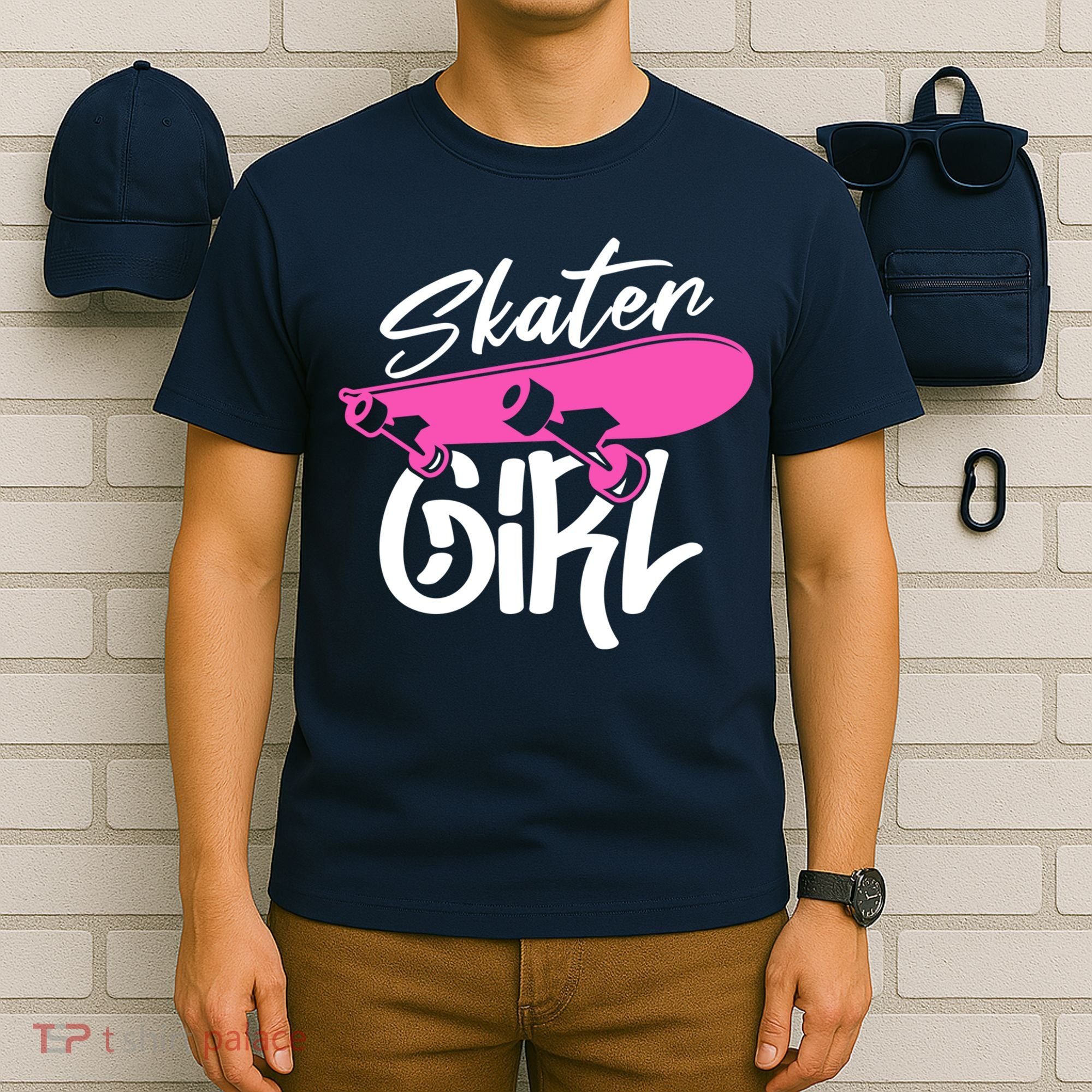 Skater Skateboard Skateboarding For Girl T-Shirt