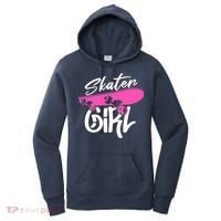 Skater Skateboard Skateboarding For Girl Women's Hoodie thumb 0