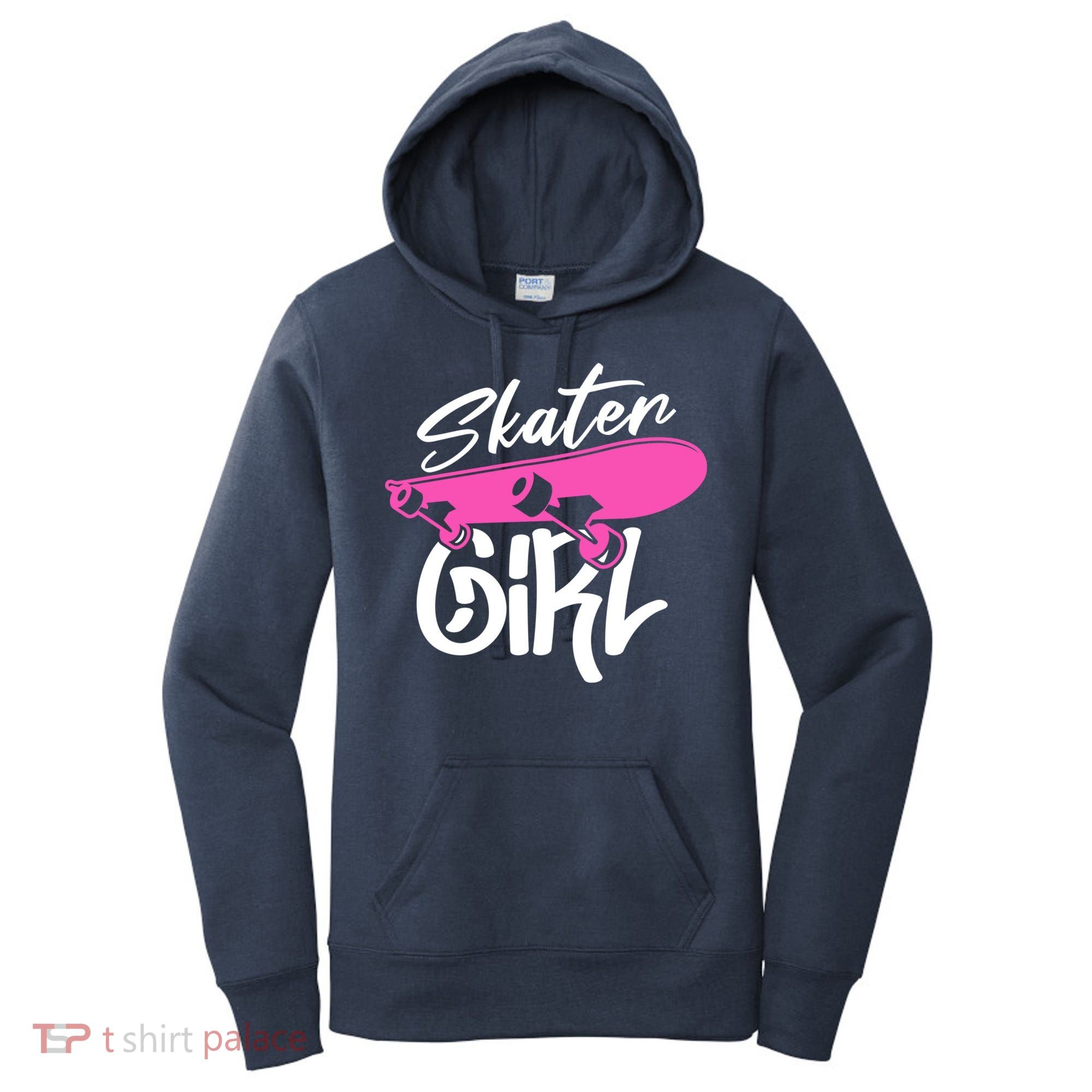 Skater Skateboard Skateboarding For Girl Women's Hoodie