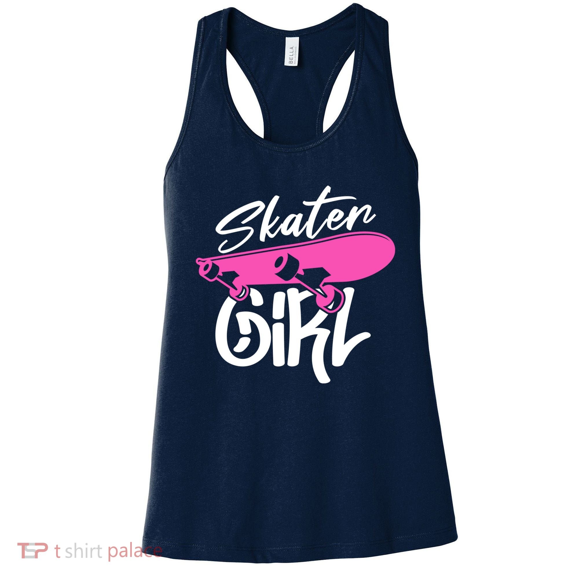 Skater Skateboard Skateboarding For Girl Women's Tank Top