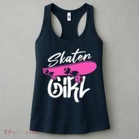 Skater Skateboard Skateboarding For Girl Women's Tank Top thumb 3