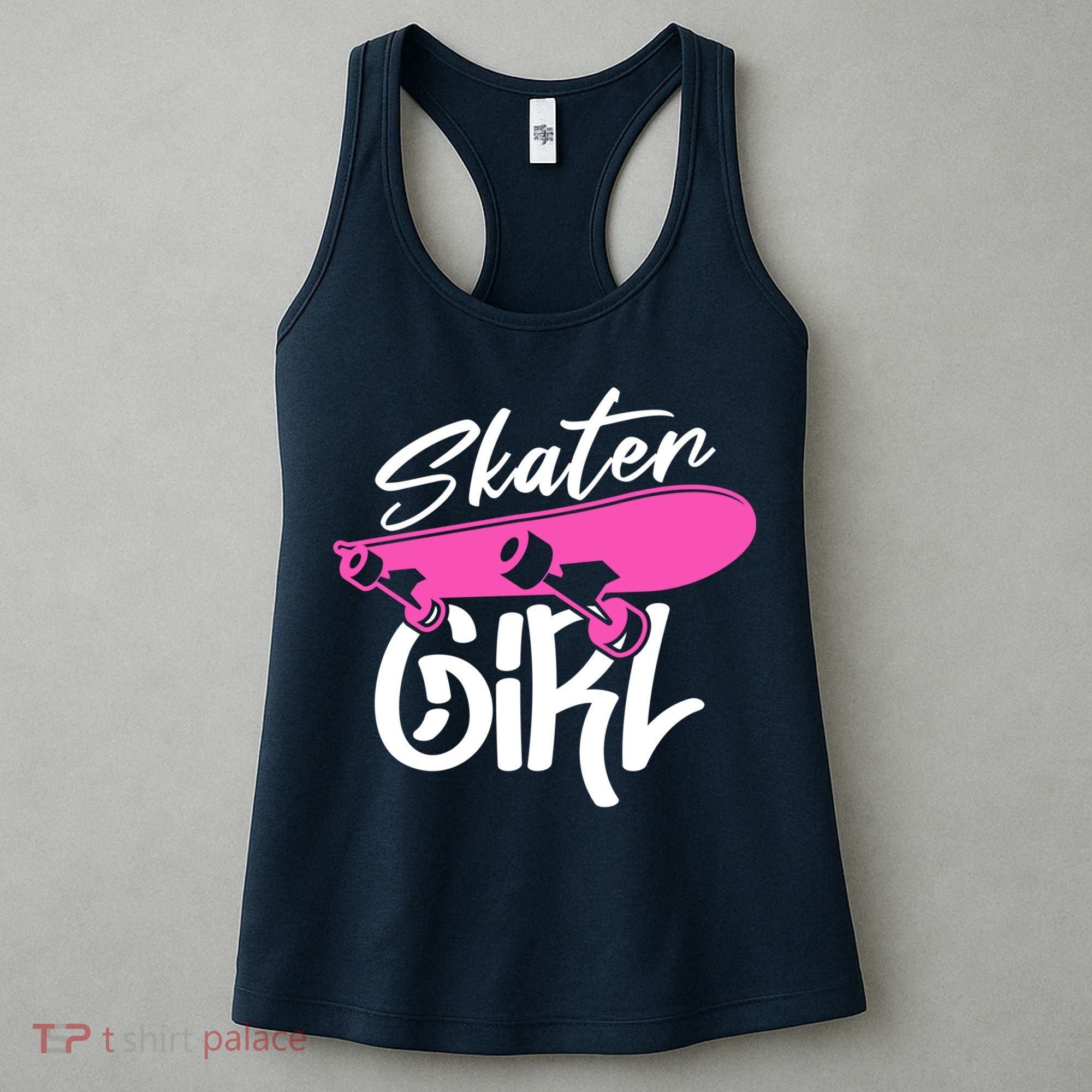 Skater Skateboard Skateboarding For Girl Women's Tank Top