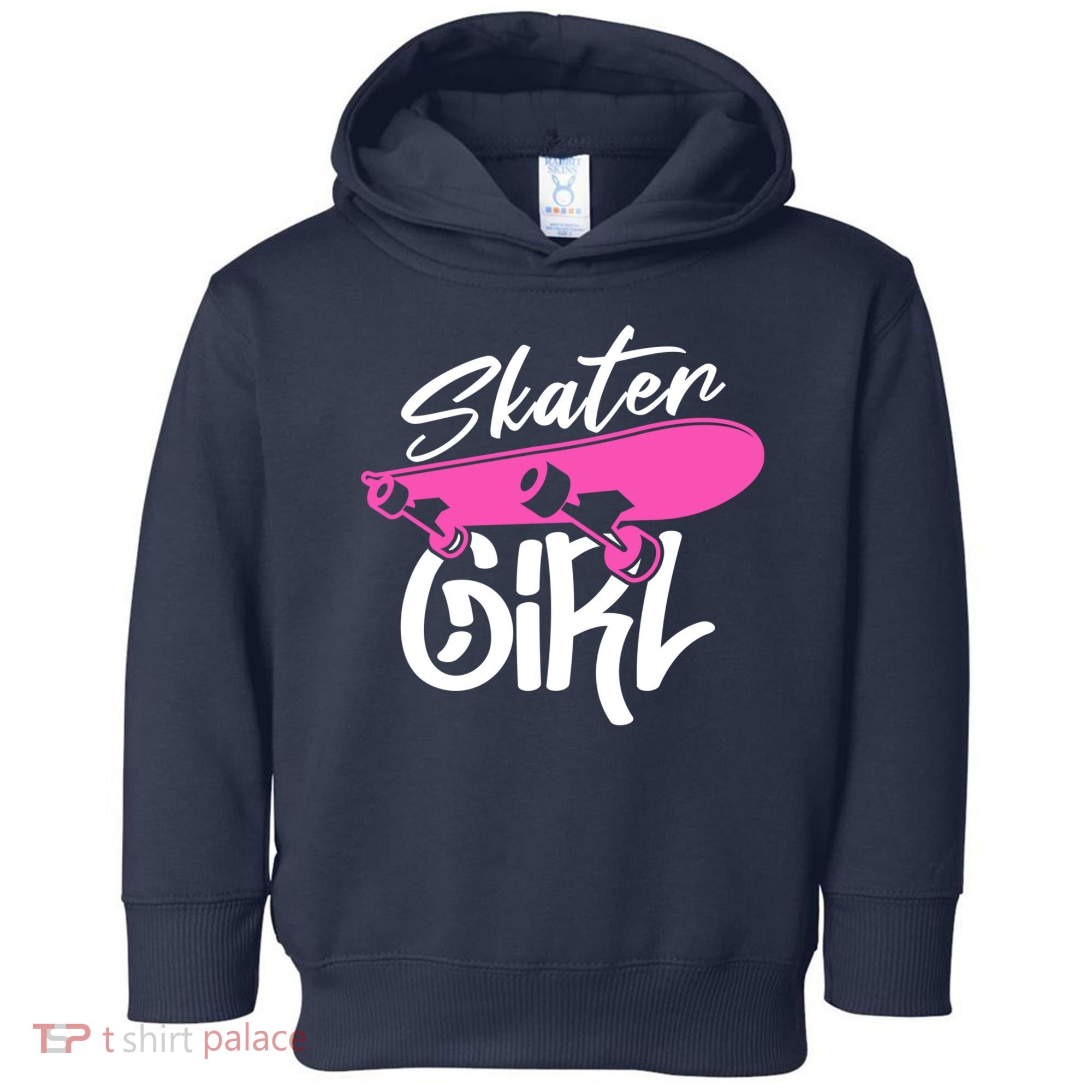 Skater Skateboard Skateboarding For Girl Toddler Hoodie