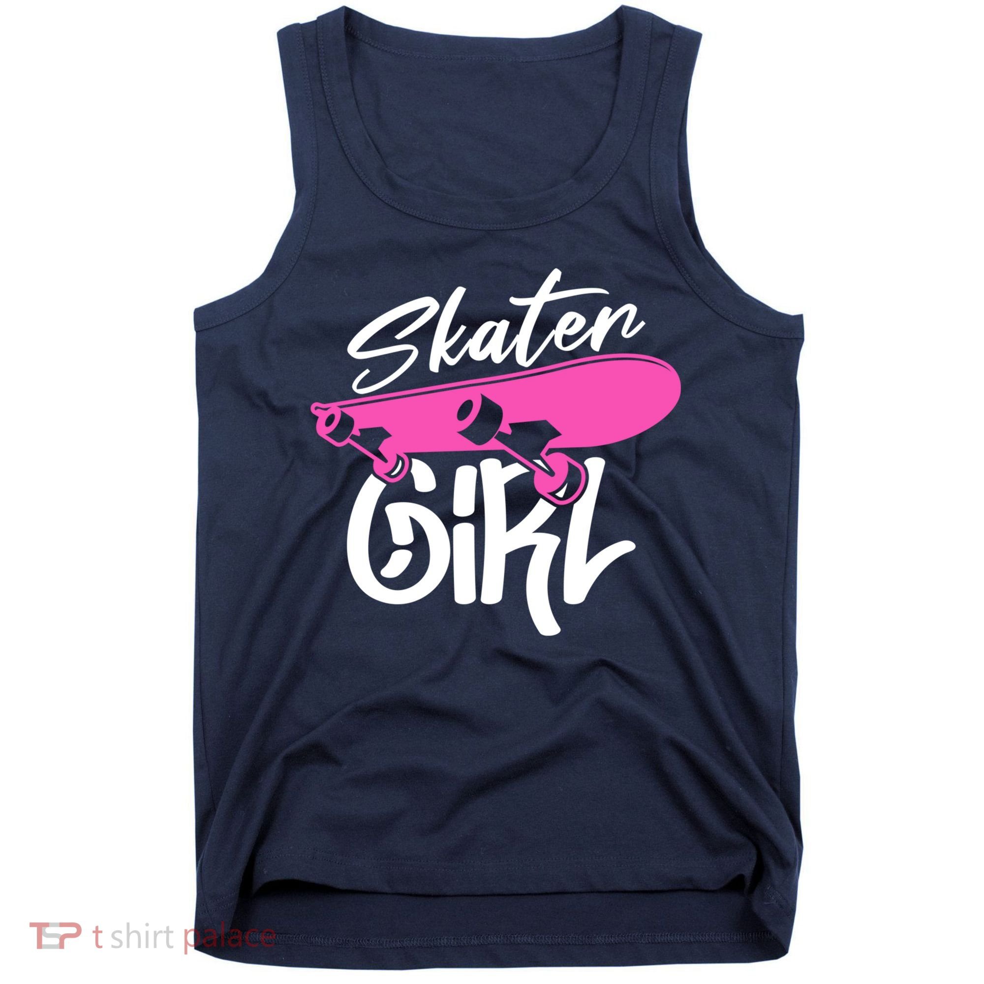 Skater Skateboard Skateboarding For Girl Tank Top