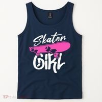 Skater Skateboard Skateboarding For Girl Tank Top thumb 2