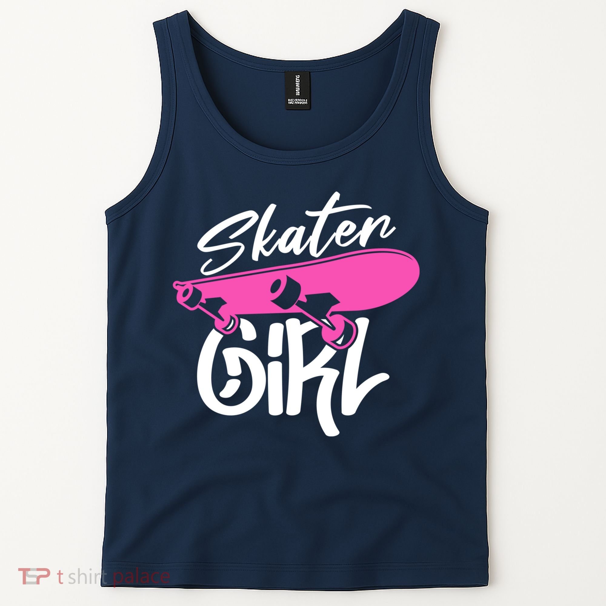 Skater Skateboard Skateboarding For Girl Tank Top