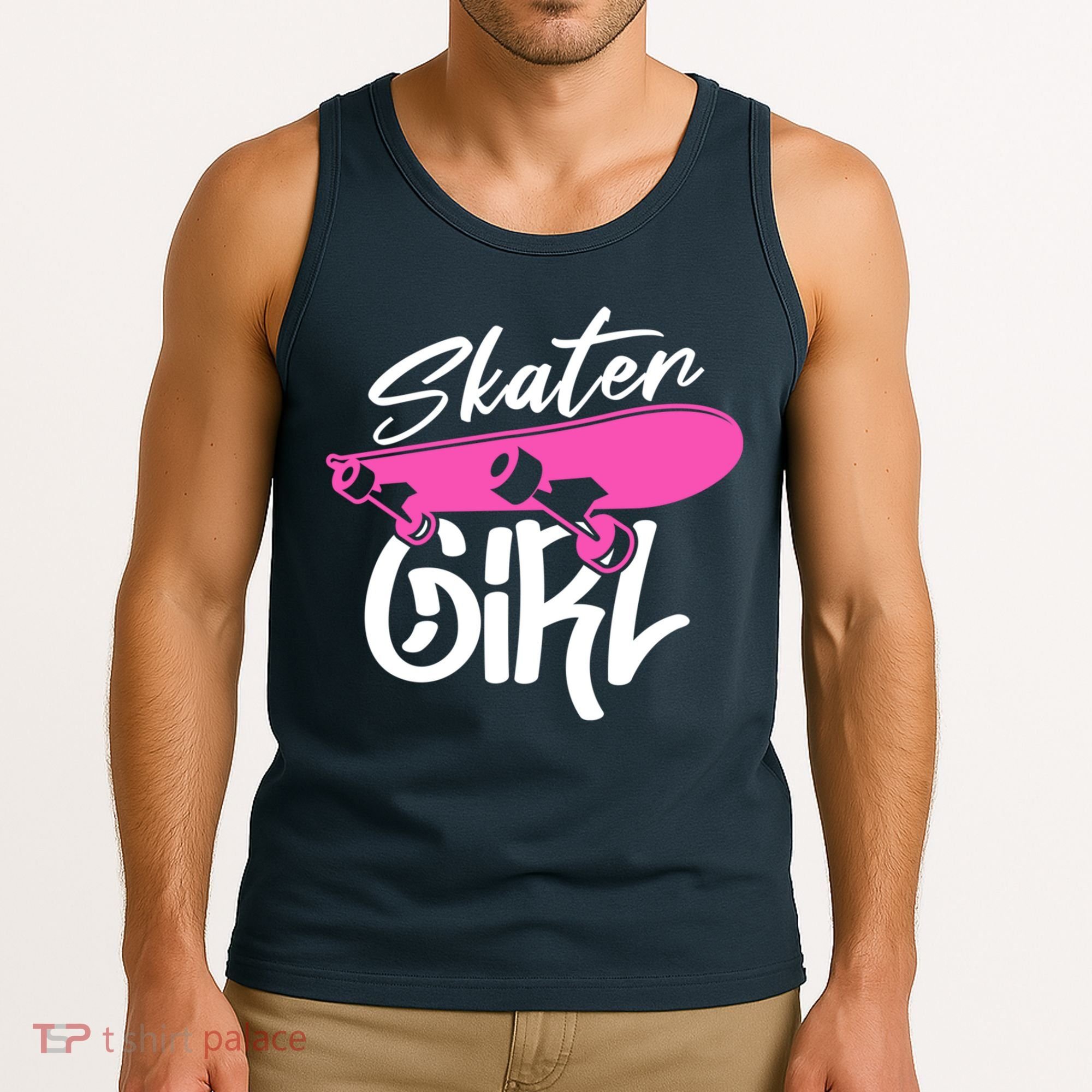 Skater Skateboard Skateboarding For Girl Tank Top