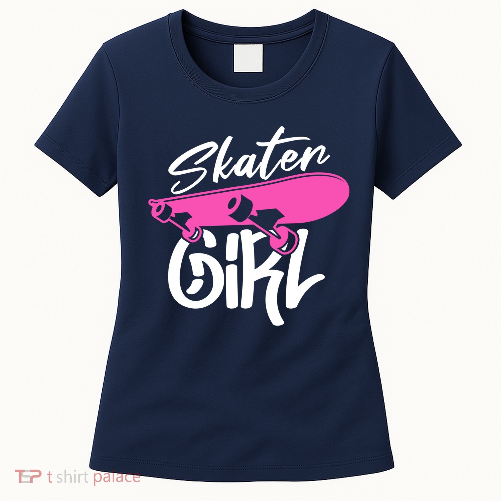Skater Skateboard Skateboarding For Girl Women's T-Shirt