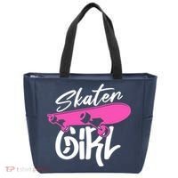 Skater Skateboard Skateboarding For Girl Tote Bag thumb 0