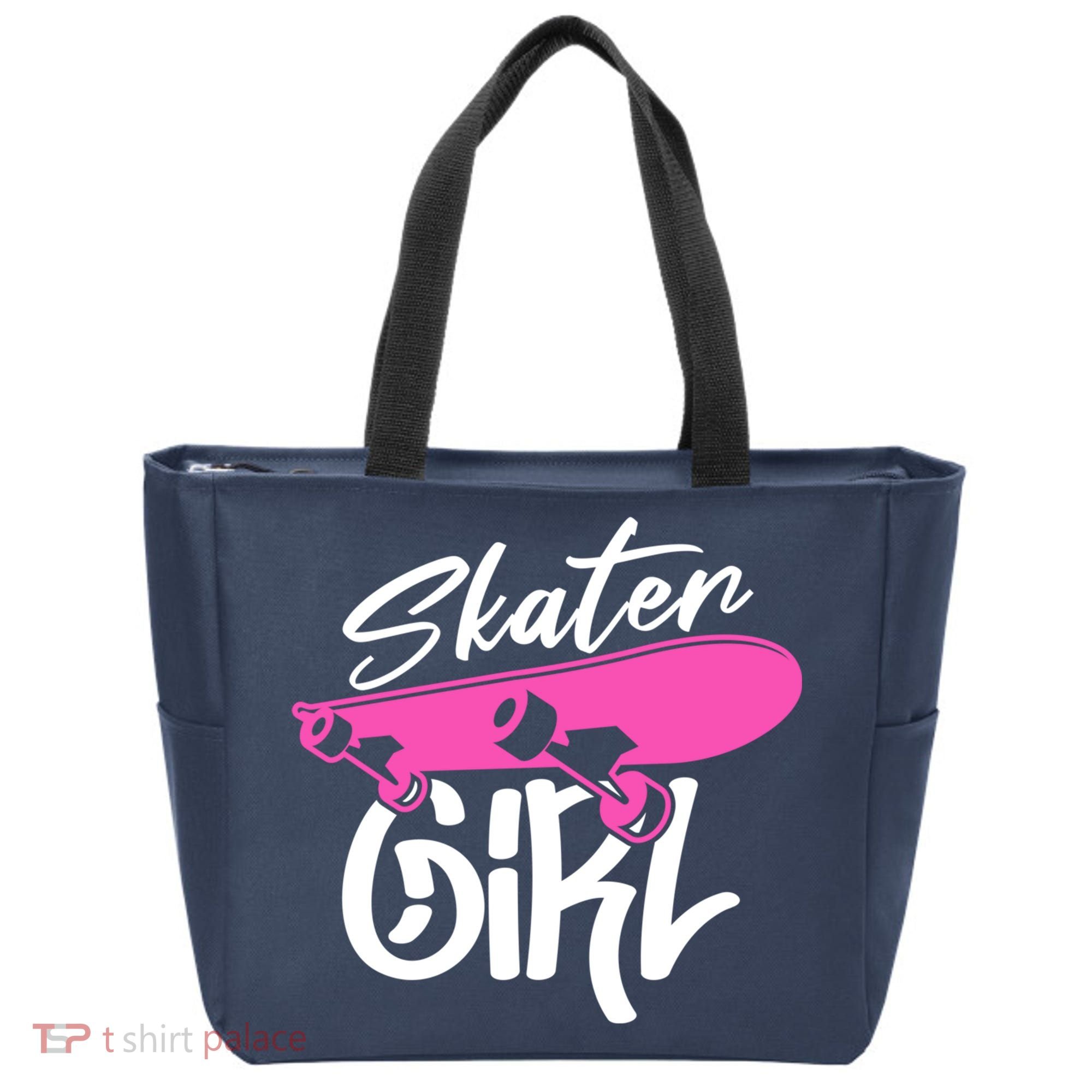 Skater Skateboard Skateboarding For Girl Tote Bag