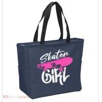 Skater Skateboard Skateboarding For Girl Tote Bag thumb 2