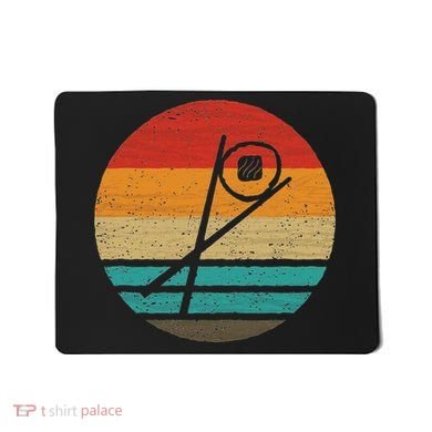 Sushi Sticks Sake Maki Retro Style Vintage Mousepad