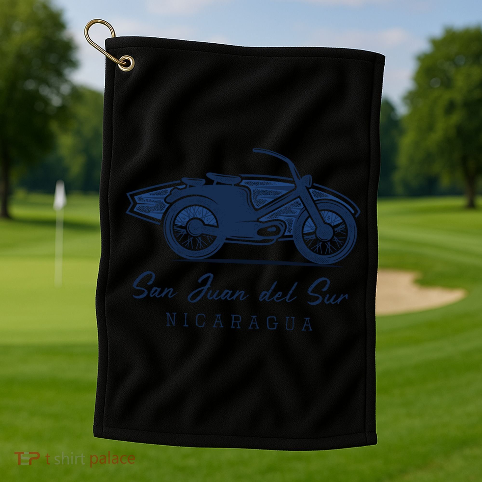 Surfer Surf Spots Gift San Juan Del Sur Nicaragua Cool Gift Golf Towel