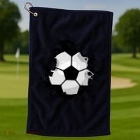 Soccer Soccer Golf Towel thumb 1